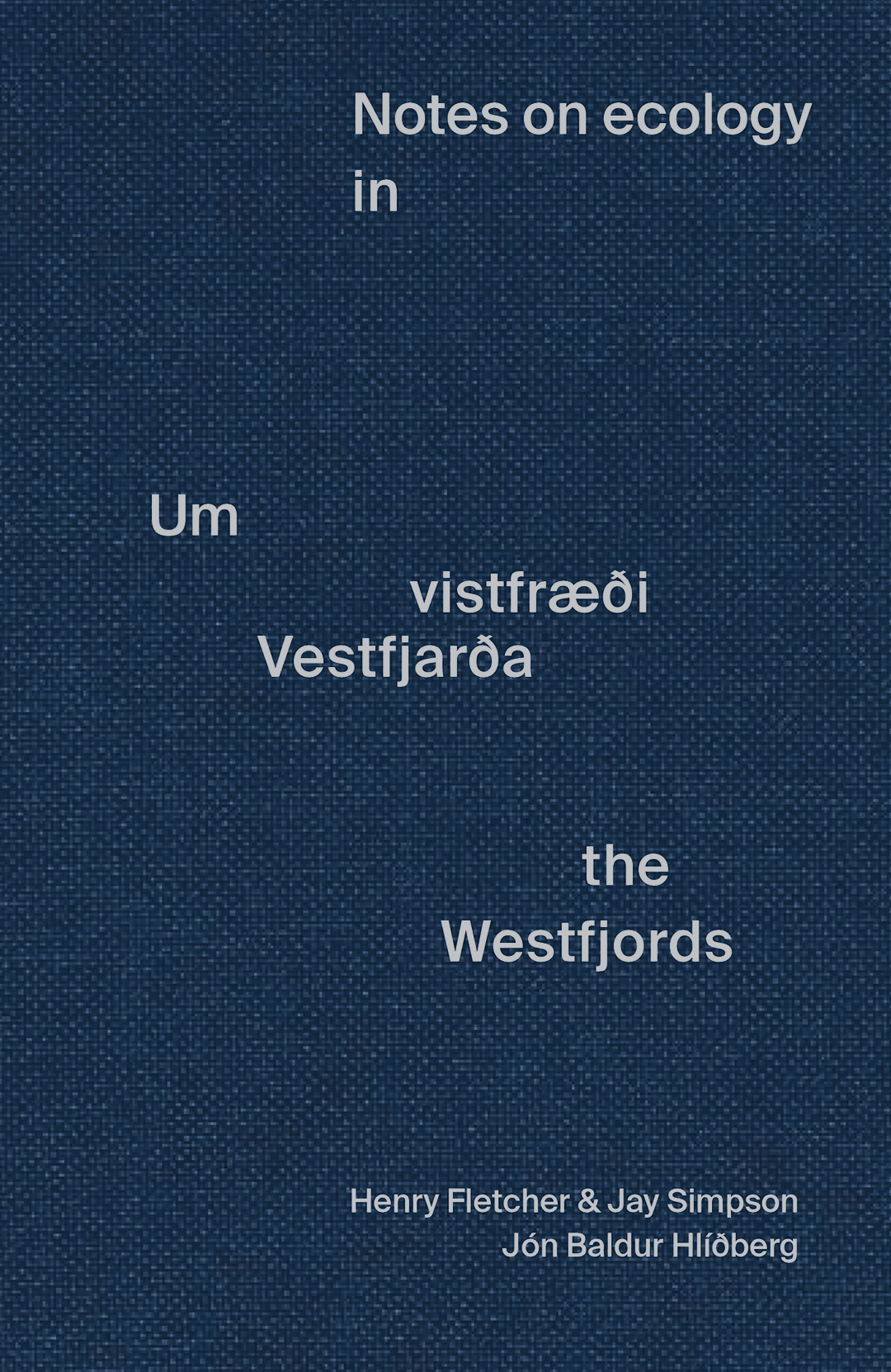 Notes on Ecology in the Westfjords